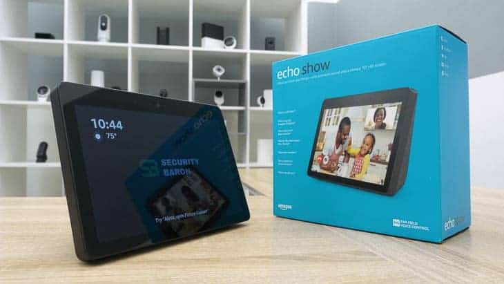 Amazon Echo Show and Box Best Alexa Home Security Systems