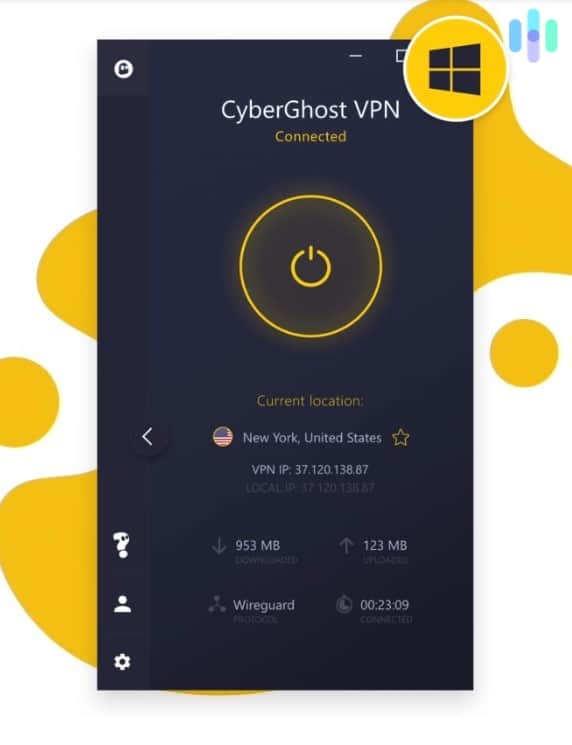 CyberGhost Windows App CyberGhost Windows App