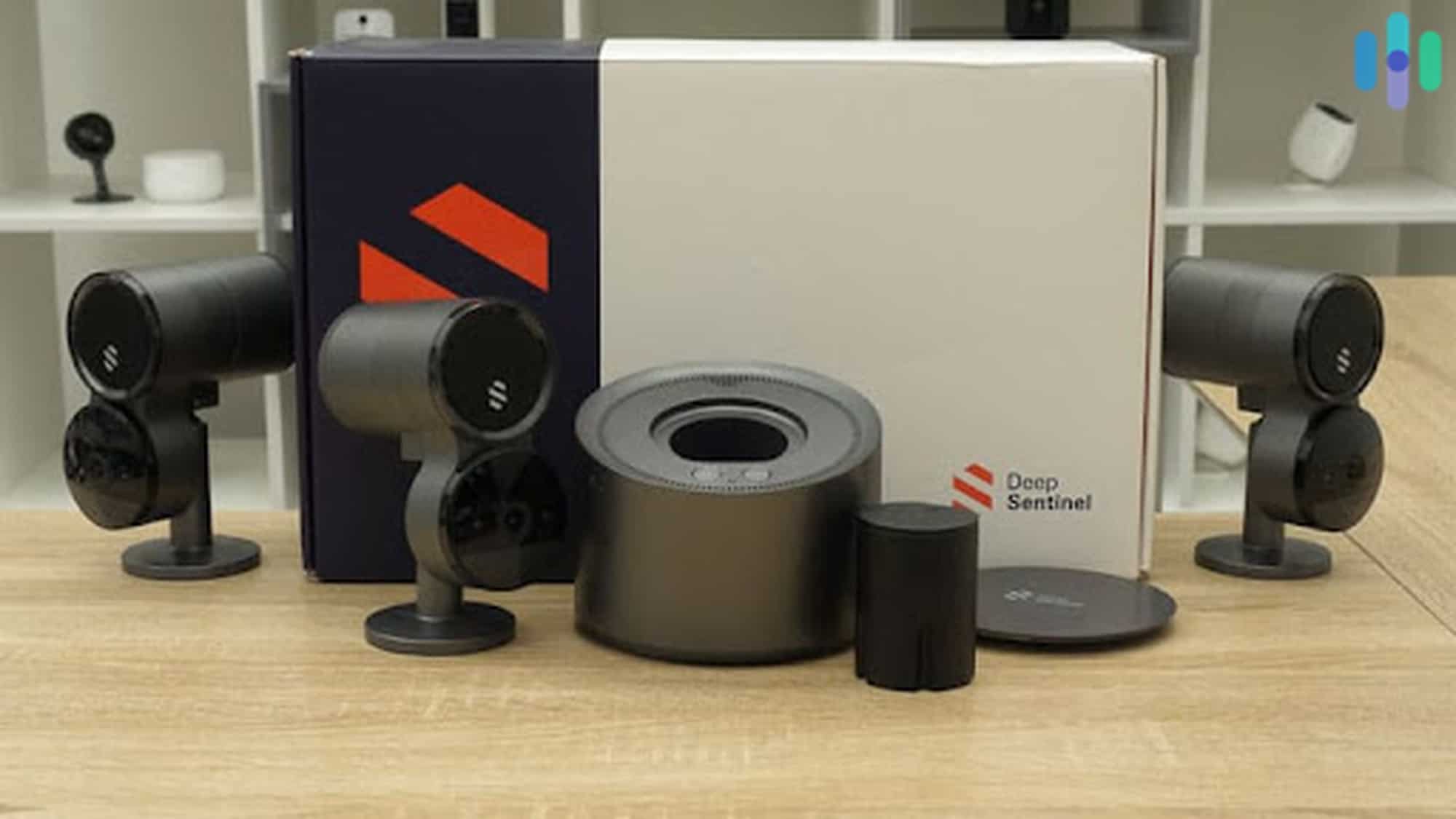 Deep Sentinel Security Equipment Deep Sentinel Security System Components and Box