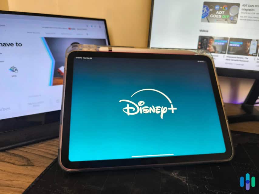 Disney Plus on an iPad