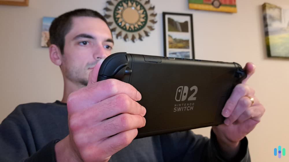 Here’s our privacy expert, Cort, verifying the parental controls on his Switch 2.