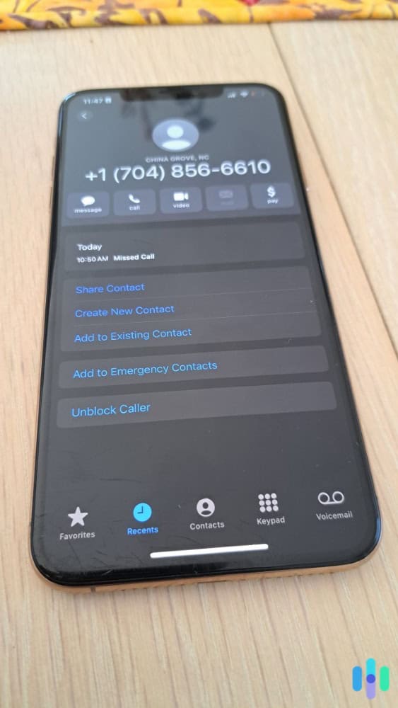 If you accidentally block a number on your iPhone, you can immediately unblock them from the same screen. If you accidentally block a number on your iPhone, you can immediately unblock them from the same screen.