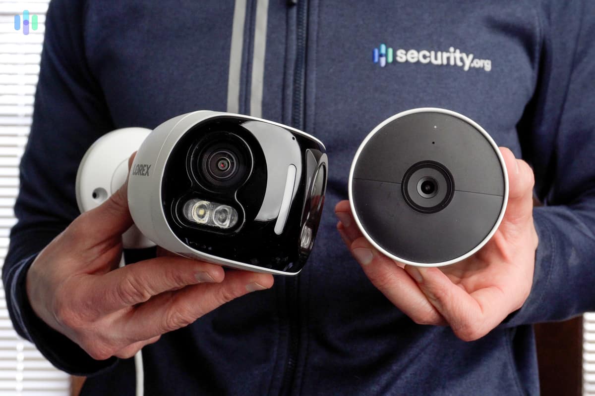 Lorex 4k Dual Lens vs. Nest Cam (battery) Lorex 4k Dual Lens vs. Nest Cam (battery)