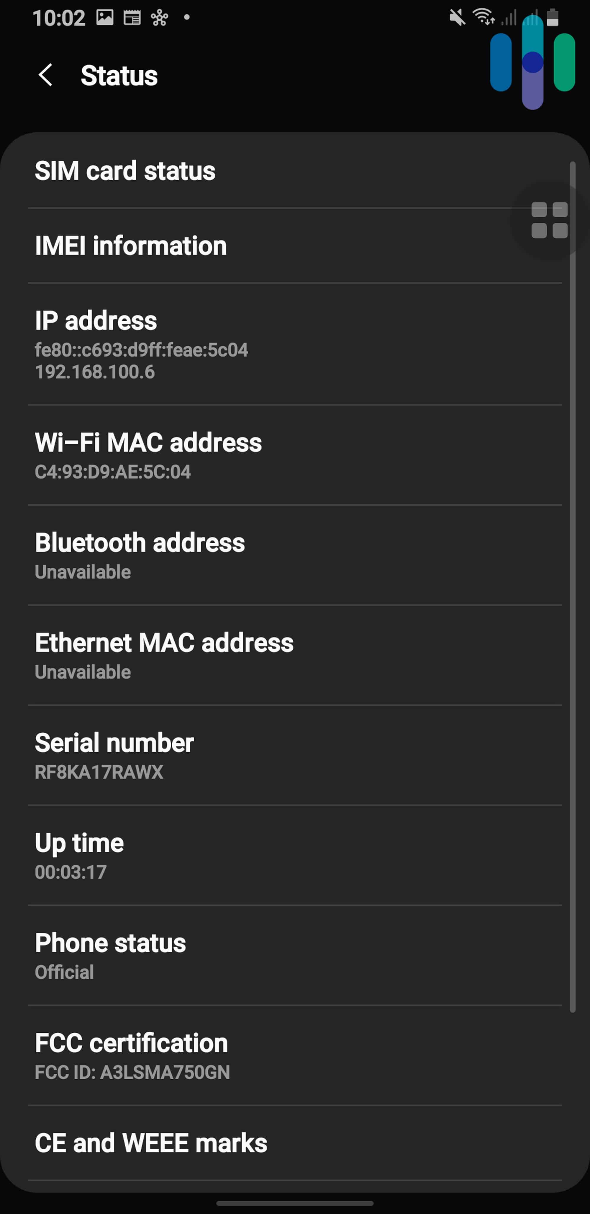 Changing Your IP - On Android, Scroll to IP address to see your IP address. Changing Your IP - On Android, Scroll to IP address to see your IP address.