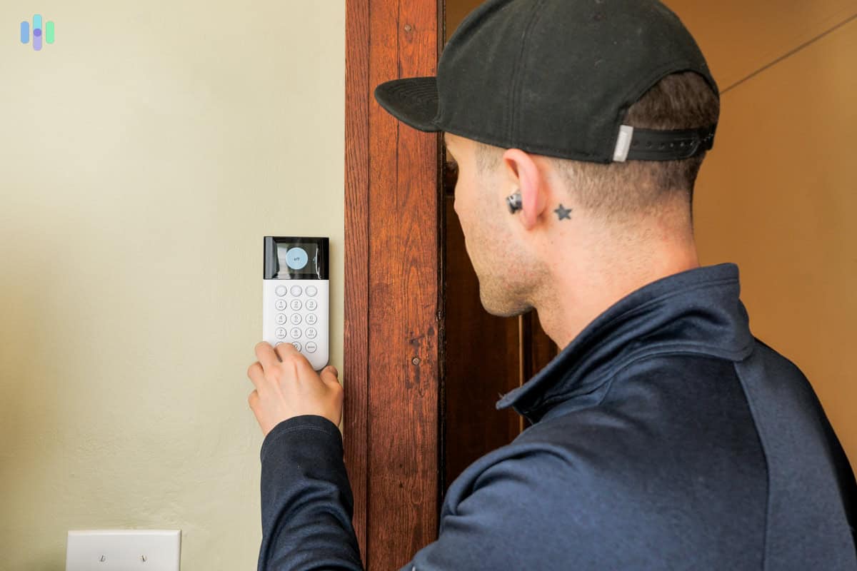 SimpliSafe System Keypad armed SimpliSafe System Keypad armed