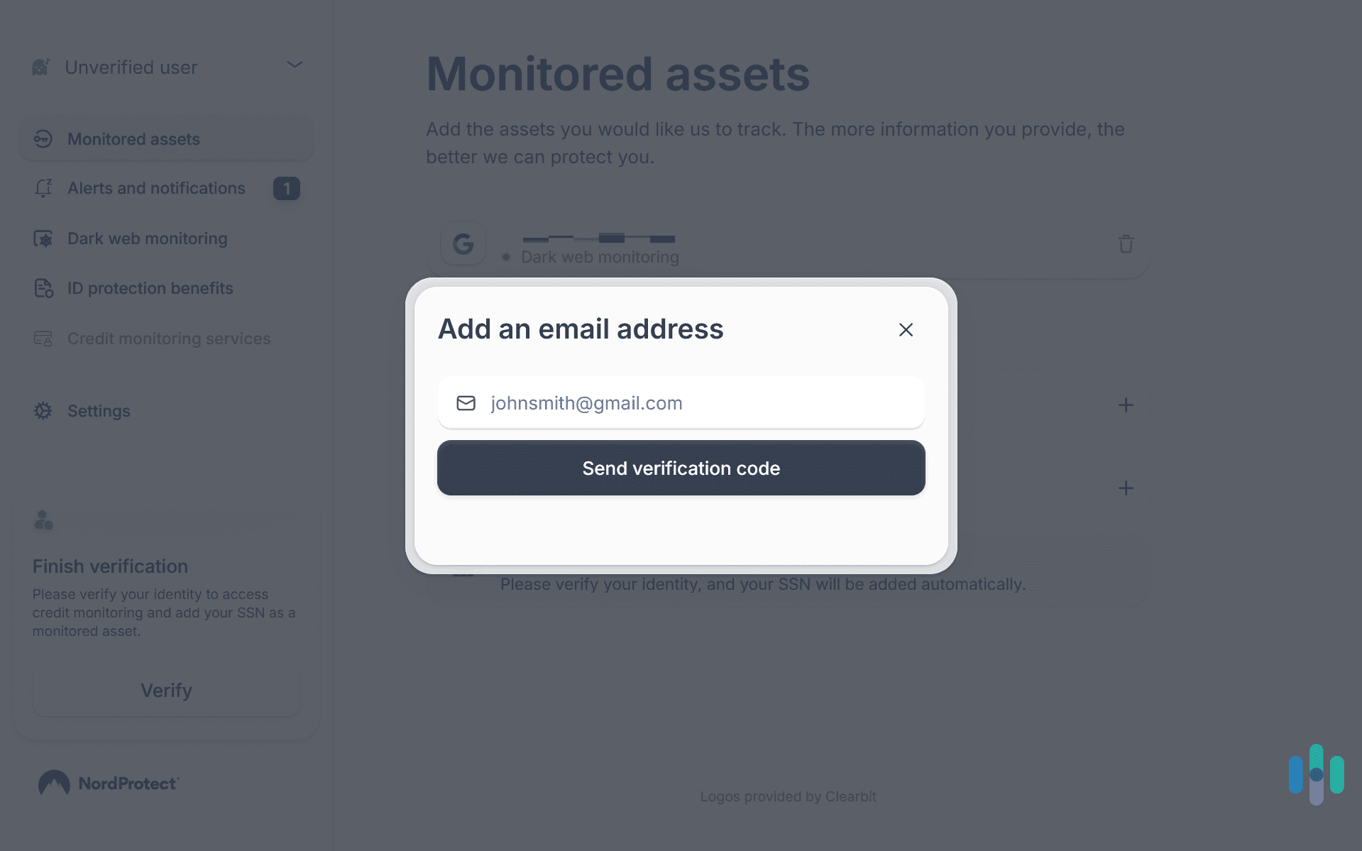 Our Coveron subscription came with monitoring for up to five email addresses and five phone numbers. Our Coveron subscription came with monitoring for up to five email addresses and five phone numbers.