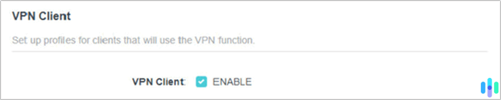 Enabling VPN setup on our TP-Link router Enabling VPN setup on our TP-Link router