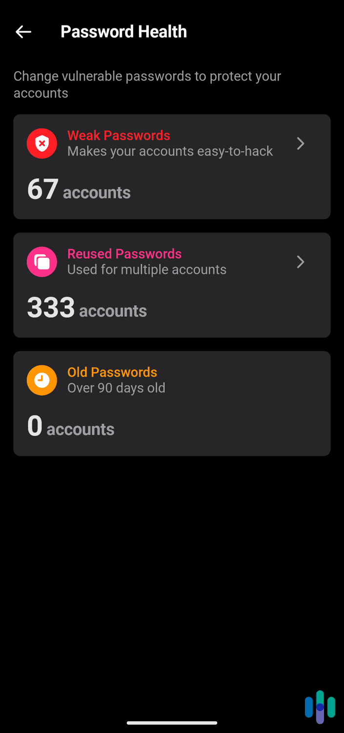 Identifying which passwords we need to change ASAP with NordPass. Identifying which passwords we need to change ASAP with NordPass.