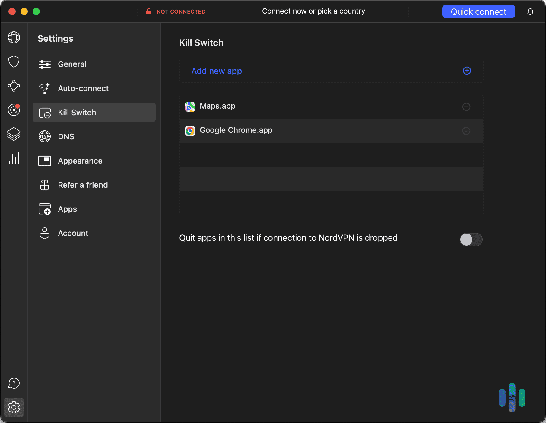 Connect Kill Switch with NordVPN's App Connect Kill Switch with NordVPN's App
