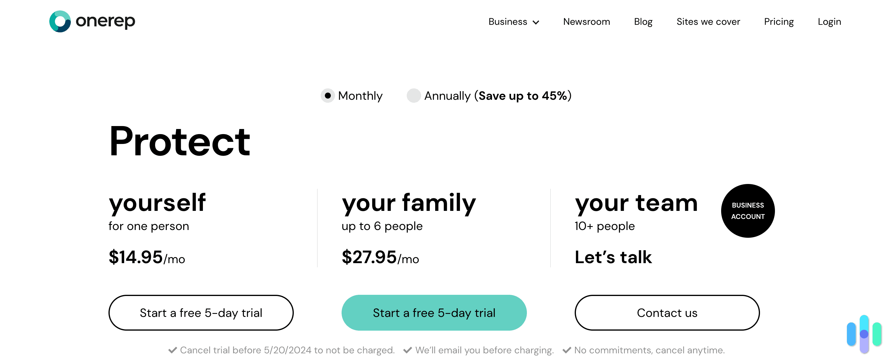 OneRep plan pricing OneRep plan pricing