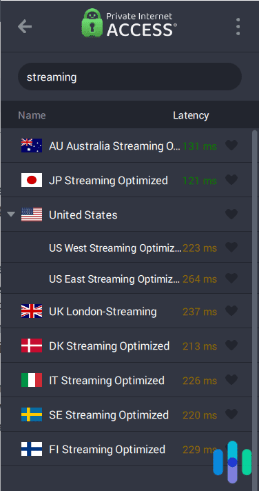 Private Internet Access streaming optimized servers Private Internet Access streaming optimized servers